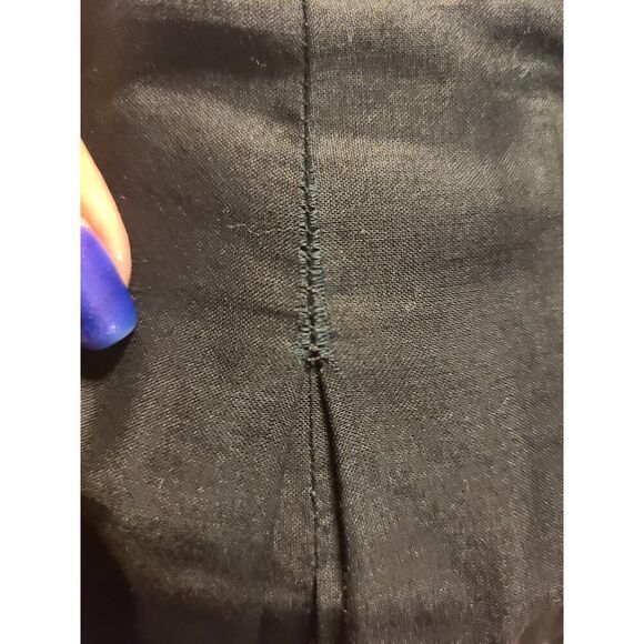 Ann Taylor Loft Beaded Floral Batik B&W Cotton Skirt Tassel Pompom Trim | 12 GUC - Picture 13 of 13